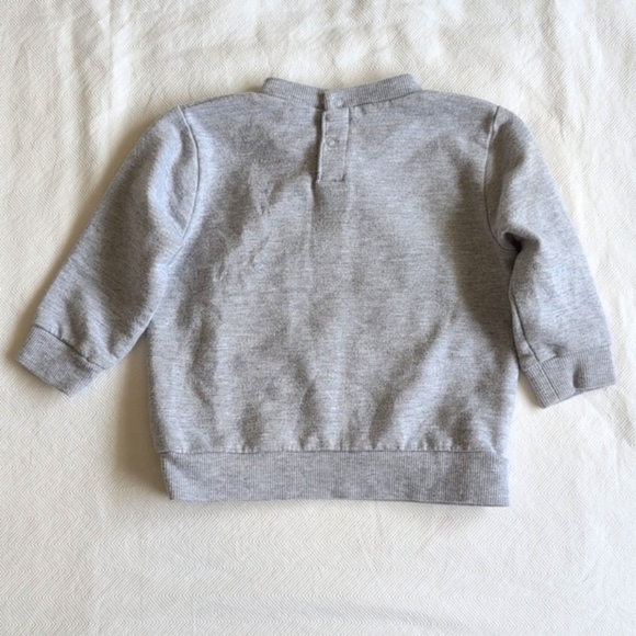 petit lem winter polar bear crewneck sweatshirt 9 months baby - Picture 5 of 5